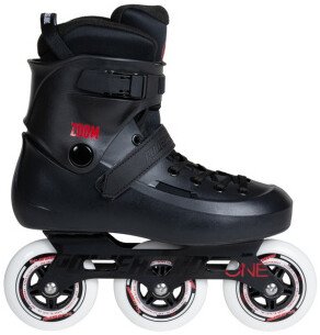 Роликовые коньки Powerslide Zoom Black 100 (р. 45-47, черный)