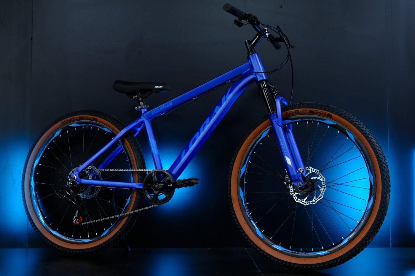 Велосипед Lorak Fast 26 Brown 2025 (матовый синий)