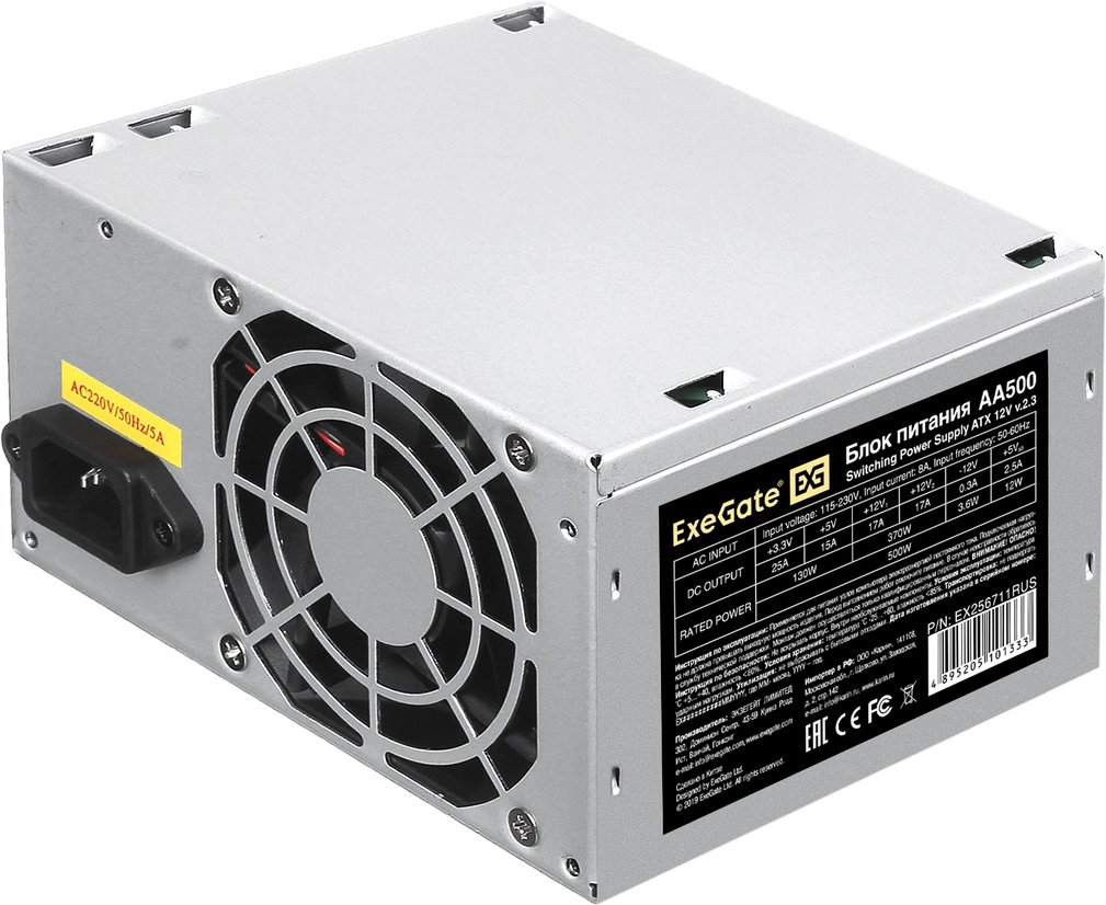 

Блок питания ExeGate AA500-PC EX256711RUS-PC