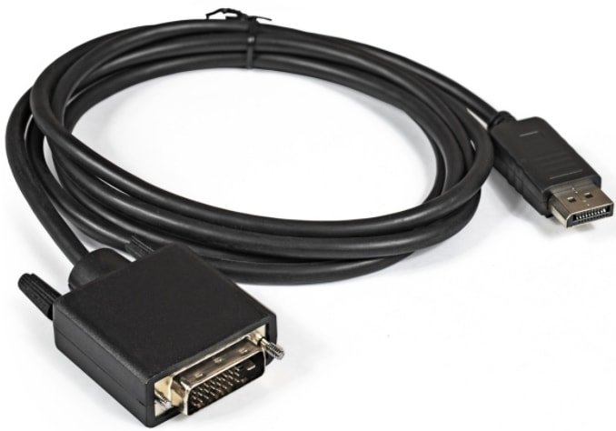 

Кабель ExeGate DisplayPort - DVI-D EX-CC-DPM-DVIM-1.8 (1.8 м, черный)