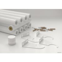 Стальной трубчатый радиатор Сунержа Эстет-00 EU50 1800х360 8 секций (белый)