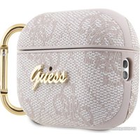 Чехол CG Mobile Guess Leather 4G with Metal Logo для AirPods Pro 2 GUAP24GSMP (розовый)