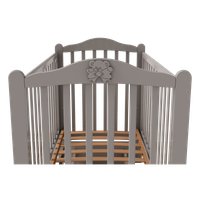 Классическая детская кроватка Incanto Pali KR-0069/4 (серый)