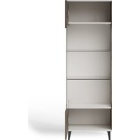 Шкаф-витрина Halmar Random 2 W-1 (кашемир/орех/черный)