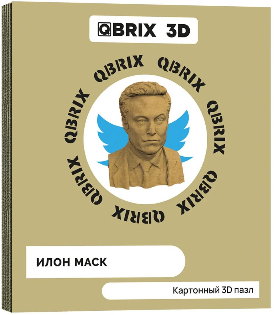 

3Д-пазл QBRIX Илон Маск 3D 20027