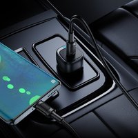 Автомобильное зарядное Borofone BZ34A USB Type-C (черный) в Бресте