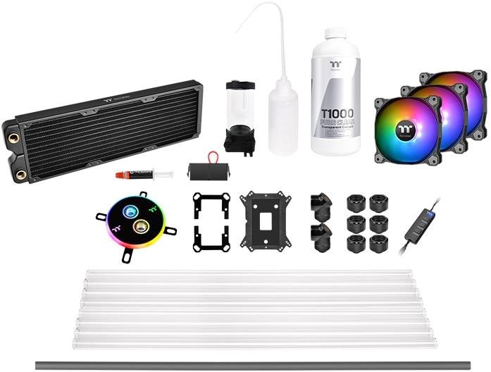 

Система жидкостного охлаждения для процессора Thermaltake Pacific C360 DDC Hard Tube Water Cooling Kit CL-W243-CU12SW-A