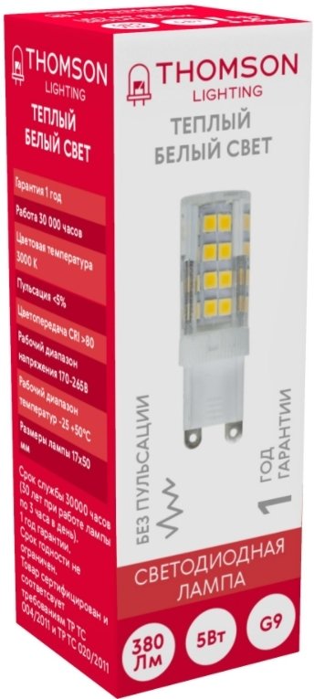 

Светодиодная лампочка Thomson Led G9 TH-B4240