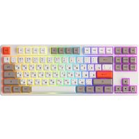 Клавиатура Akko 5087B Plus White (Akko Cream Yellow V3)