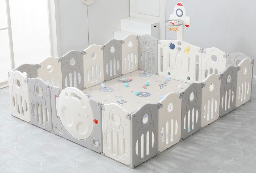 

Игровой манеж UNIX kids SUPREME Space 200x240 Grey