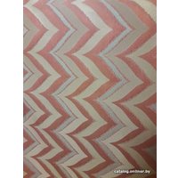 Угловой диван Асмана Магнат 0.8 декор прямой (ридли 07/банни 13/кожзам коричневый)