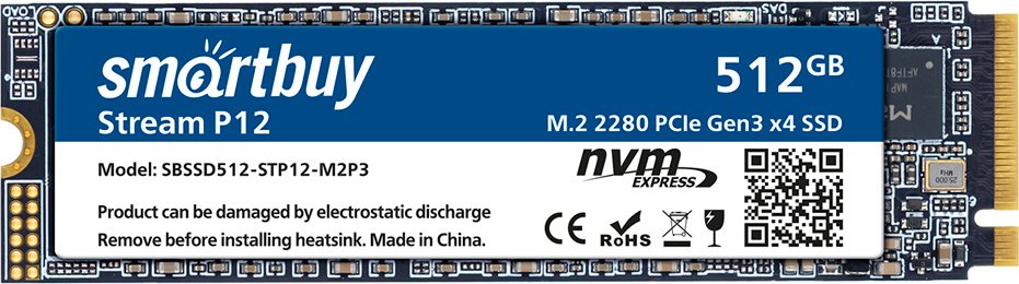 

SSD SmartBuy Stream P12 512GB SBSSD512-STP12-M2P3