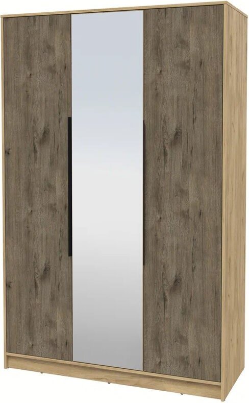 

Шкаф распашной Интерлиния Концепт КТ-Ш3з (дуб веллингтон/дуб золотой)