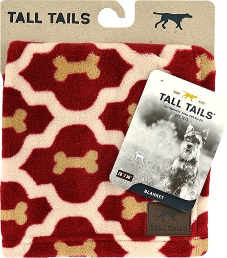 

Коврик (подстилка) Rosewood Tall Tails 02902/RW (красный/бежевый с косточками)
