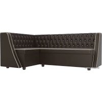 Угловой диван Лига диванов Лофт 104603 (левый, коричневый)