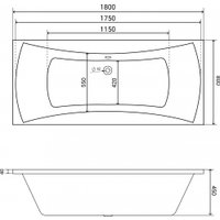 Ванна Lauter Belgravia 180x80 21110180