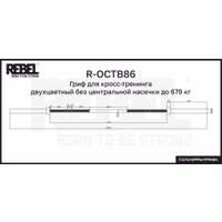 Гриф для штанги Rebel R-OCTB86