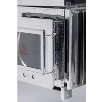 Свободностоящая печь-камин Инвент Средняя (со стационарными экранами)