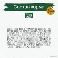 Сухой корм для кошек Natura Wild Niagara Falls для кошек с чувствительным пищеварением с мясом фазана 2 кг