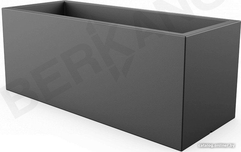 Кашпо Berkano Cubric 150*60 DB (черный)