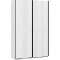 Шкаф-купе Трия Оскар Тиффани Т2 1400 282728 (черный/белый снег/белый софт)