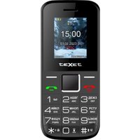 Кнопочный телефон TeXet TM-206 (черный)