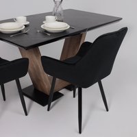 Стул AksHome Pablo (черный велюр HLR-66/черный)