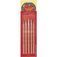 Набор кистей Художественные материалы Мастер-3 Жостово C-6960 (5 шт)