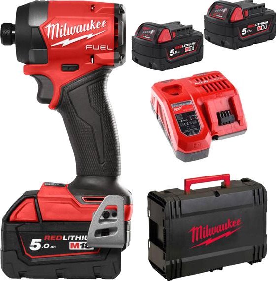 

Винтоверт Milwaukee M18 FUEL M18FID3-502X 4933479866 (с 2-мя АКБ, кейс)