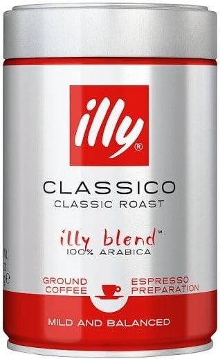 

Кофе ILLY Classico молотый 250 г (эспрессо помол)