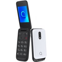 Кнопочный телефон Alcatel 2053D (белый)