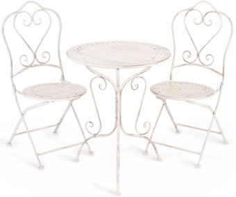 Набор садовой мебели Secret De Maison Monique mod. PL08-6241.6242 (античный белый)