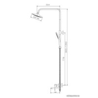 Душевая система  Haiba HB24805-8 (белый)