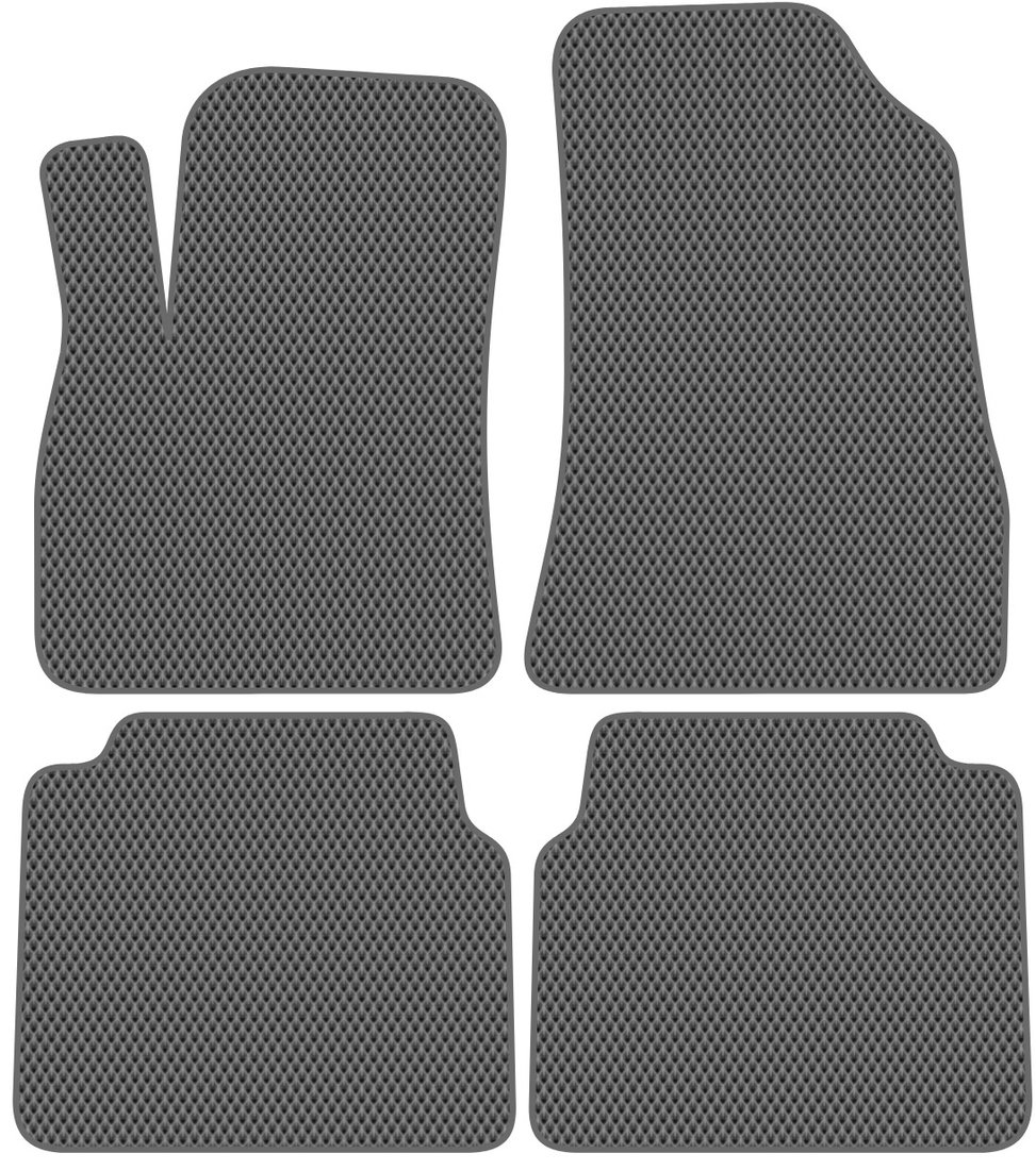 

Комплект ковриков для авто Alicosta Hyundai Santa Fe I (suv / SM) 2000 - 2006 (серый, ромб)