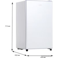 Однокамерный холодильник Olto RF-090 (серебристый)