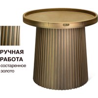 Журнальный столик Sheffilton SHT-CT94 (патина золотая)