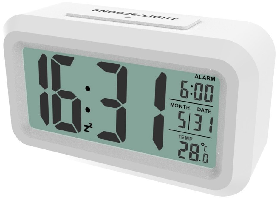 

Настольные часы Ritmix CAT-100 (белый)