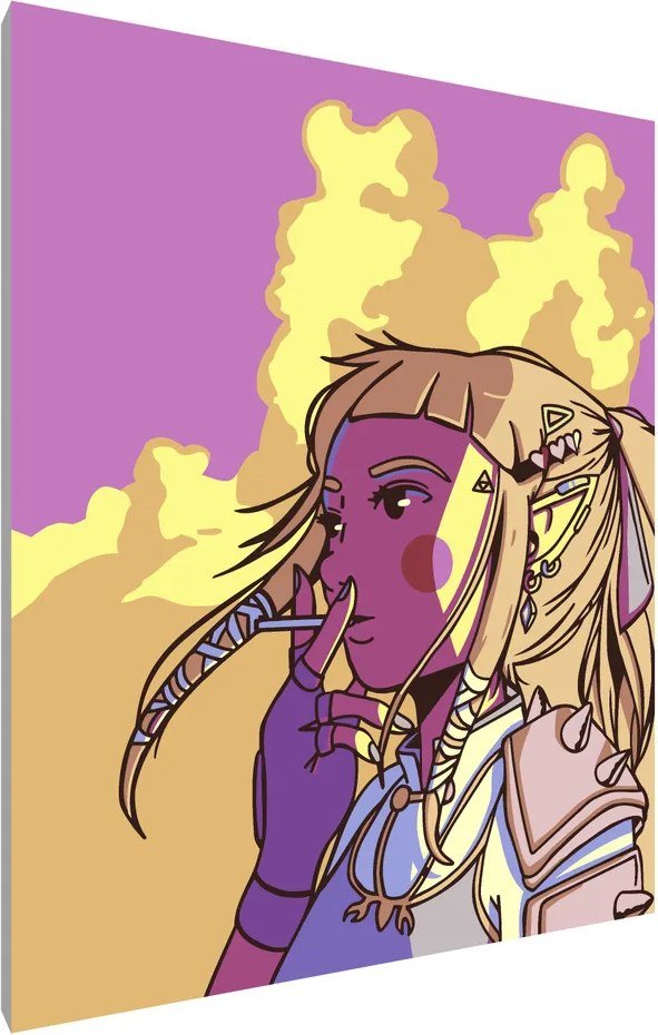 

Картина по номерам PaintLine Задумчивая девушка PL-00062