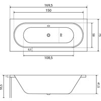 Ванна Lauter Ava 170х75 21208070