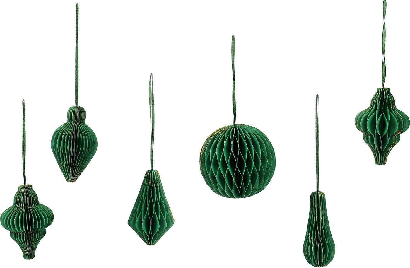 

Елочная игрушка Золотая сказка 592541 (6 шт, изумрудный)