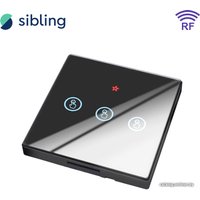 Выключатель Sibling Powerlight-SM3B 3-канальный сенсорный