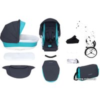 Универсальная коляска BEBETTO Magnum (2 в 1, 383, белая рама)