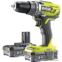 Дрель-шуруповерт Ryobi R18DD3-220S 5133003348 (с 2-мя АКБ 2 Ah, сумка)
