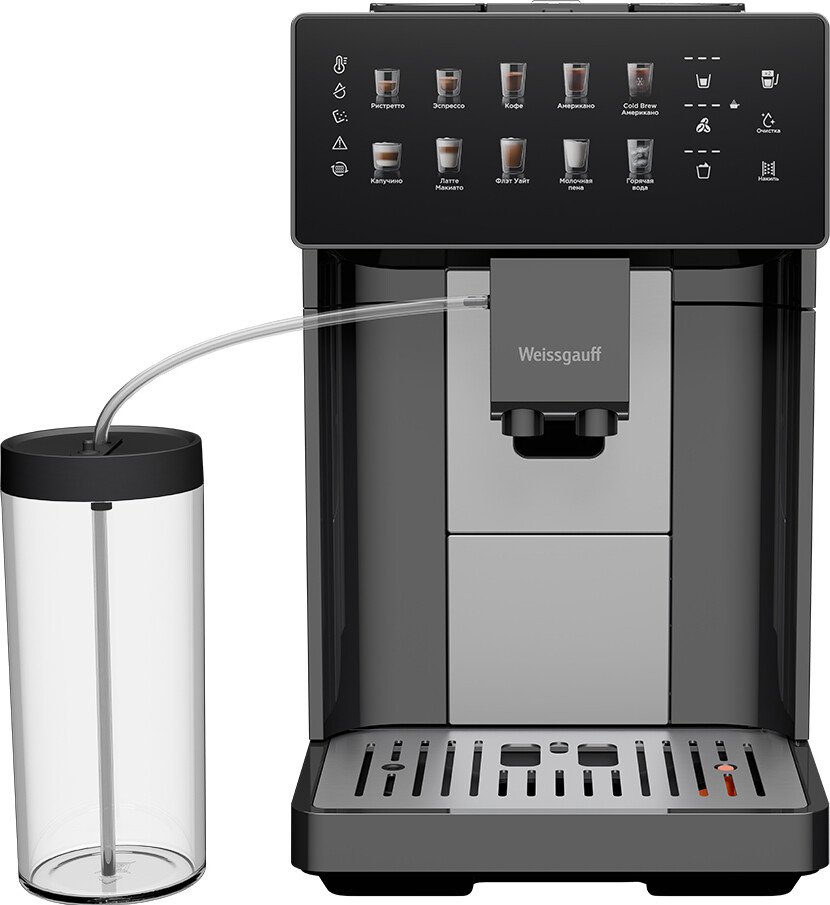 Кофемашина Weissgauff WCM-365 Automatic ColorTouch Cappuccino Nero