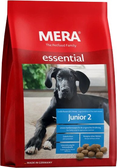 

Сухой корм для собак Mera Essential Junior 2 для щенков крупных пород 60550 (12.5 кг)