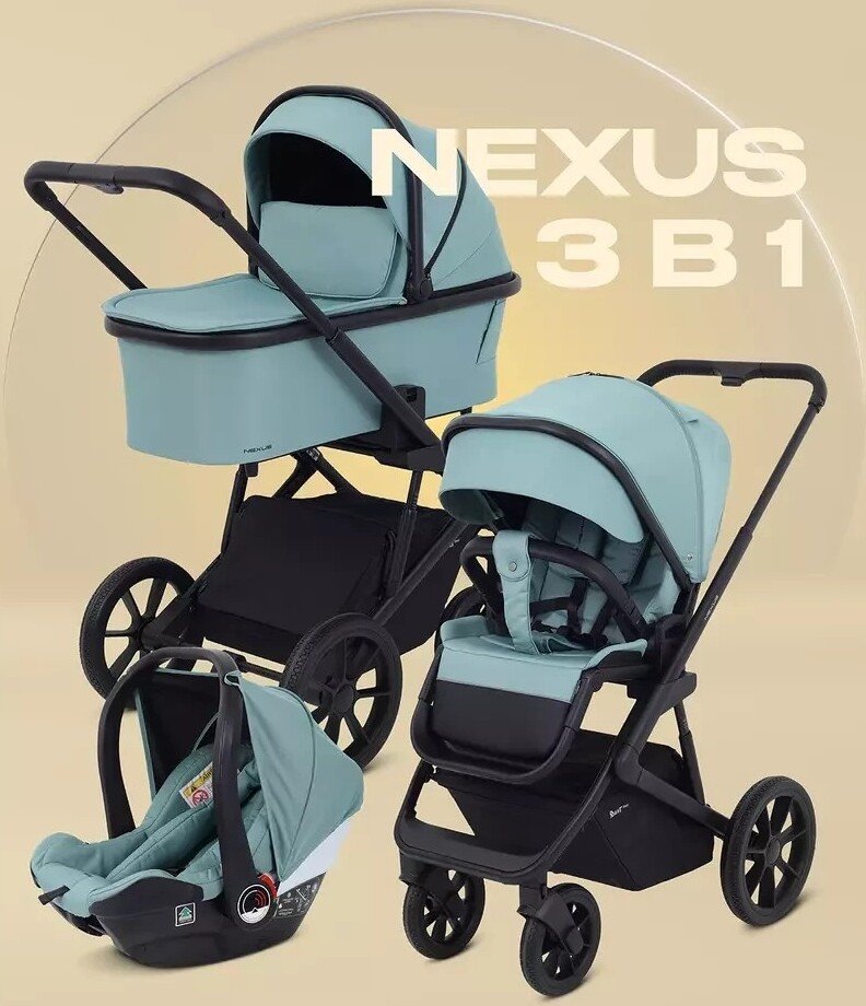 

Универсальная коляска Rant Basic Nexus RA107 (3 в 1, зеленый)