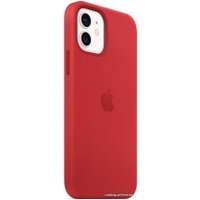 Чехол для телефона Apple MagSafe Silicone Case для iPhone 12/12 Pro (красный)