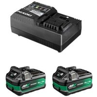 Аккумулятор с зарядным устройством Hikoki UC18YSL3 WHZ (18В/2x5 Ah + 14.4-18В)