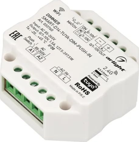 

Диммер RGBW Arlight Smart-D14-Tuya-Dim-Push-IN 033760