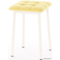 Табурет AMC Comfort 7.3.15 (ткань, желтый/слоновая кость)